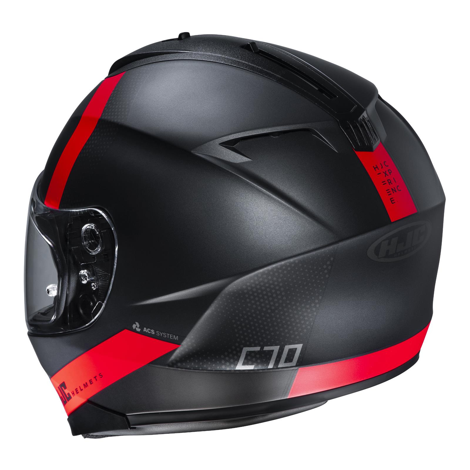 Kask Integralny HJC C70 EURA BLACK RED Czarny Czerwony RRmoto Pl