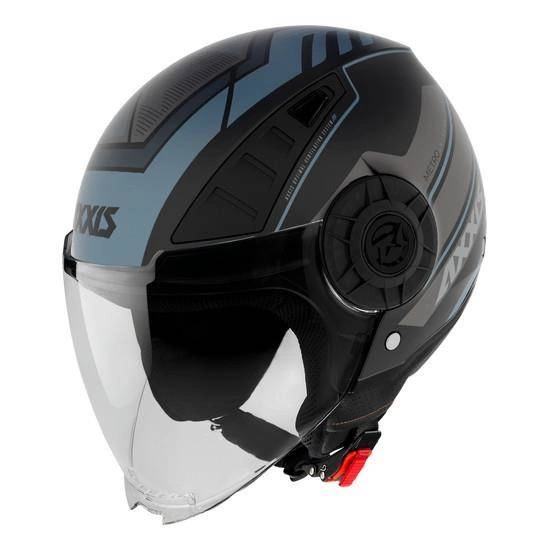 Kask Otwarty Axxis Metro Leisure Matt Blue Rrmoto Pl