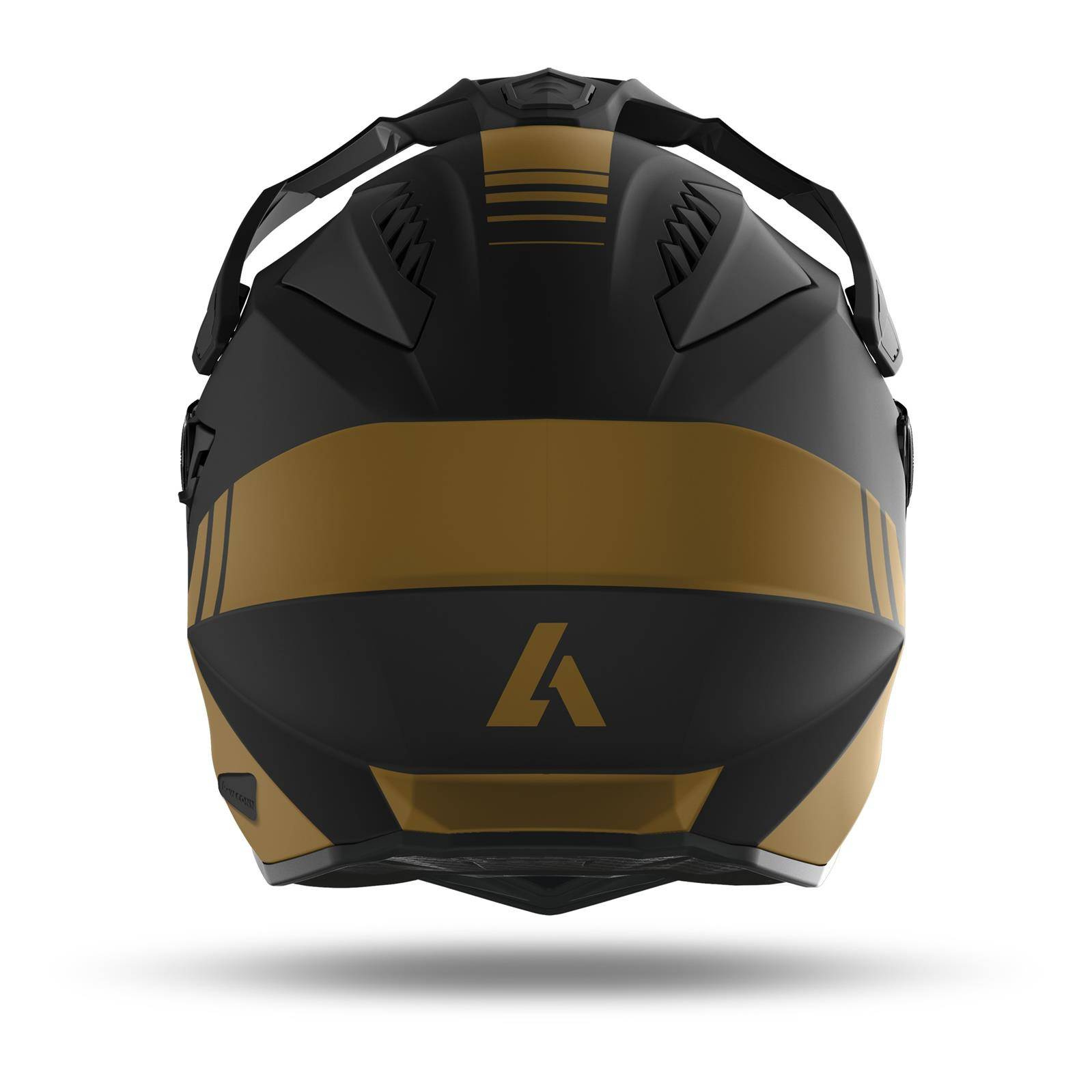 Kask integralny AIROH COMMANDER GOLD MATT czarny złoty RRmoto pl