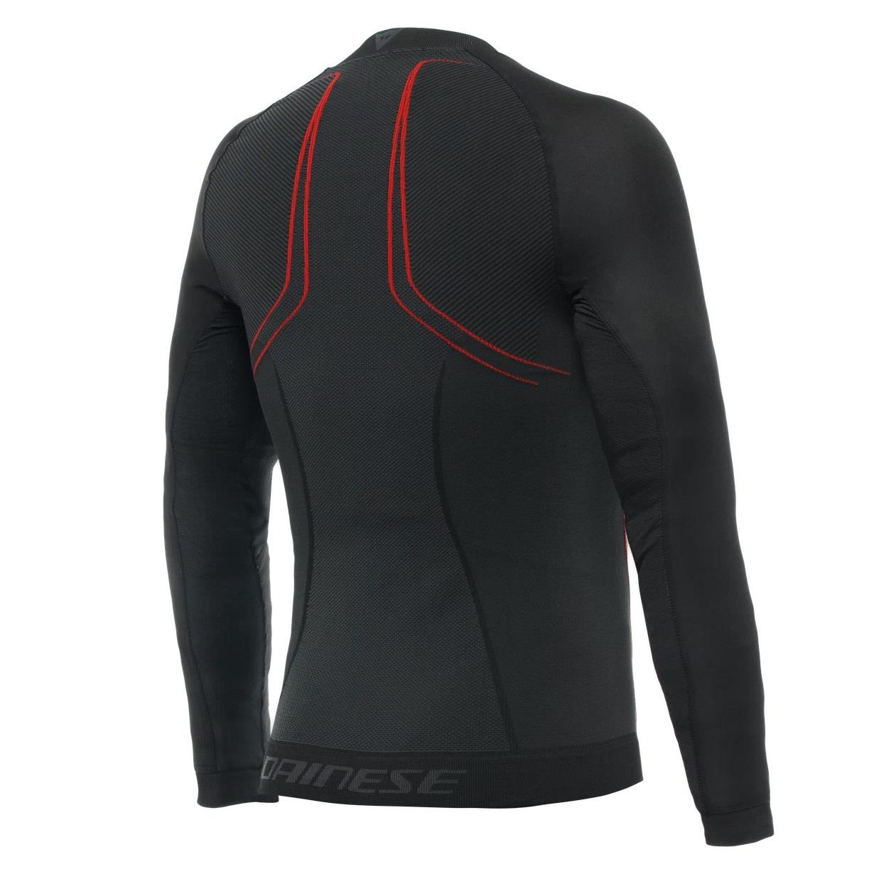 Koszulka Termoaktywna DAINESE NO WIND THERMO LS BLACK RED Czarny