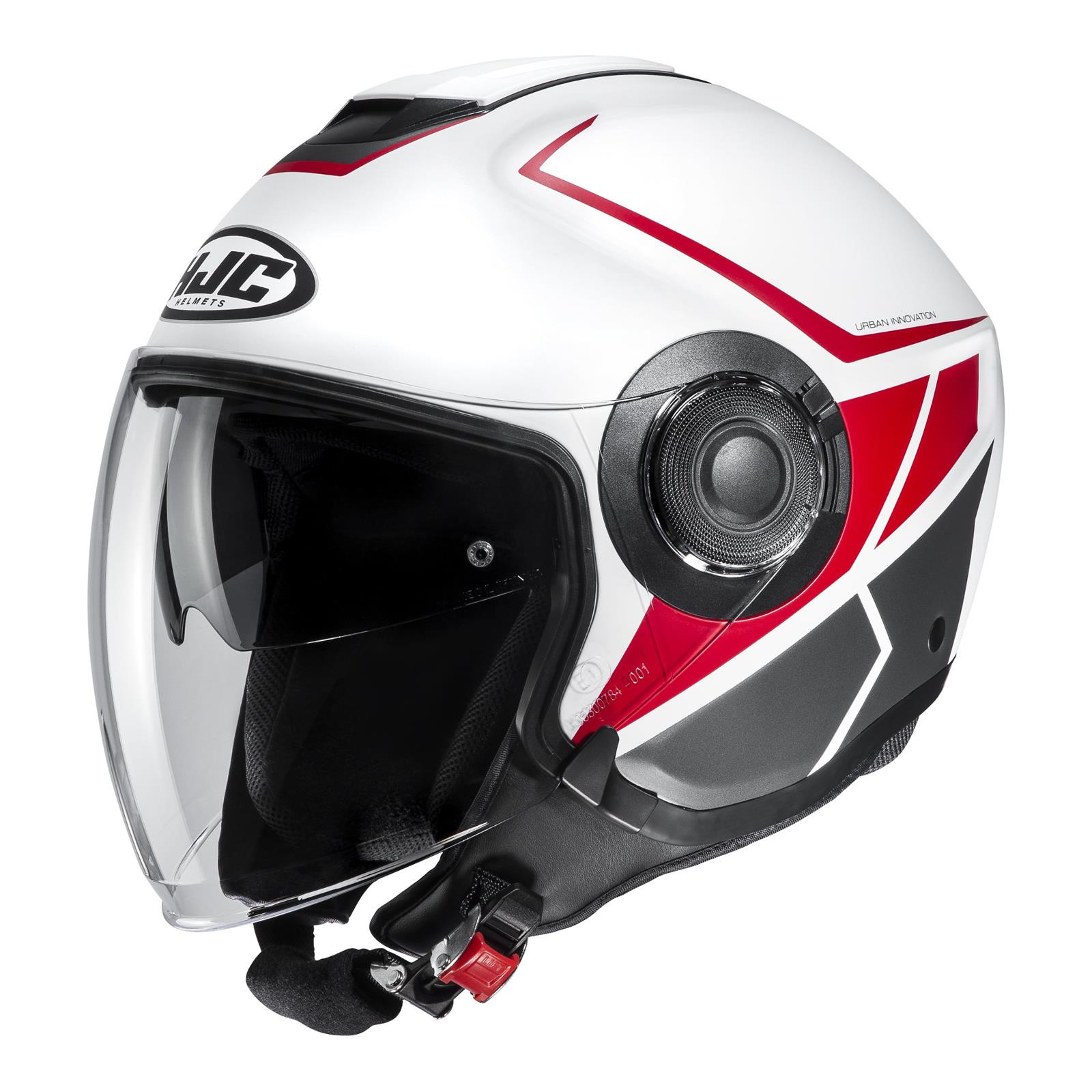 Kask Otwarty Hjc I Camet Red White Bia Y Mat Czerwony Szary Rrmoto Pl