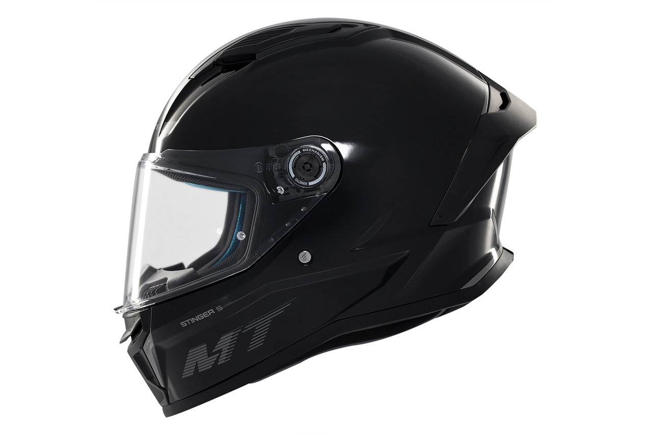 Kask Integralny MT STINGER 2 SOLID GLOSS BLACK Czarny RRmoto Pl