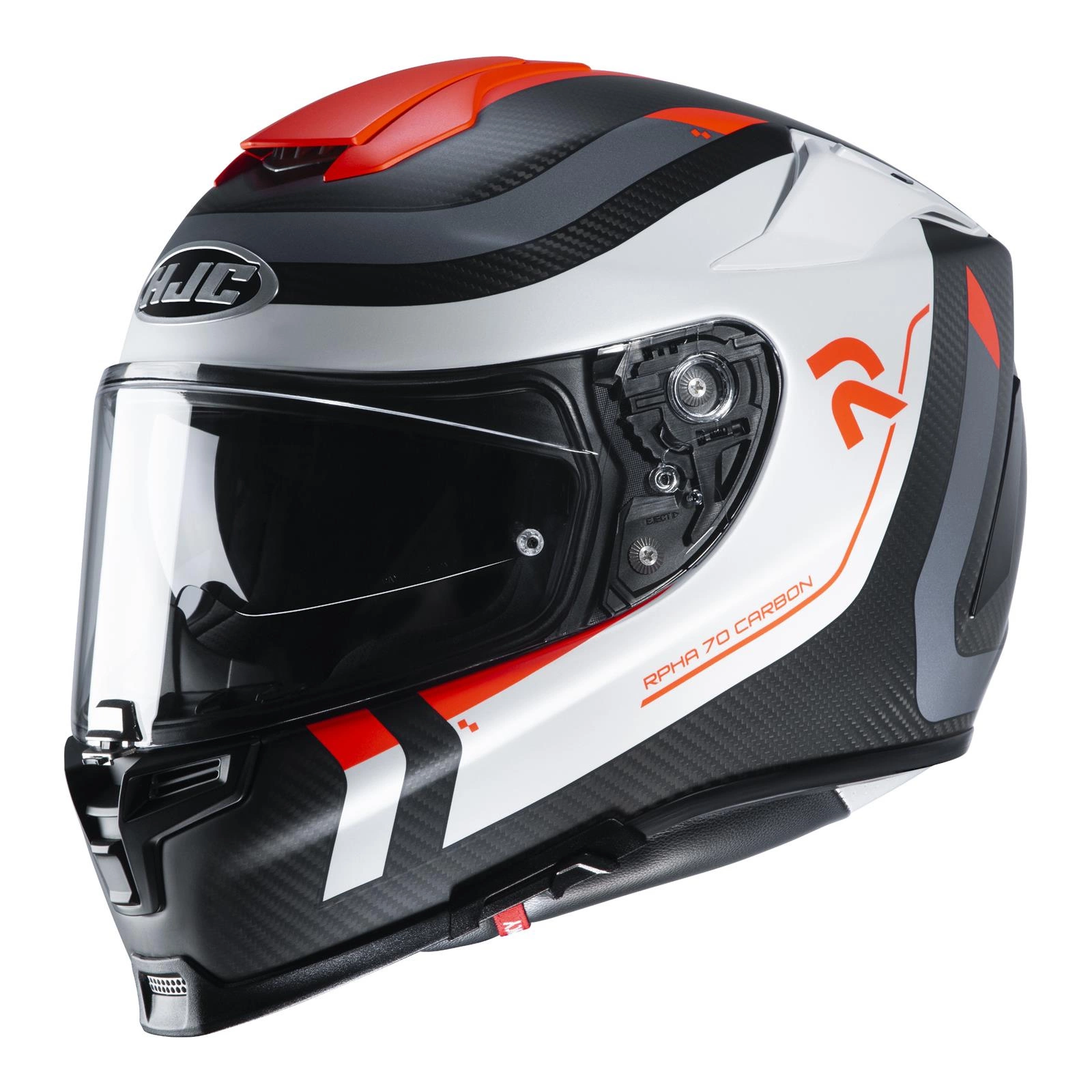 Kask Integralny Hjc R Pha Carbon Reple Black White Red Czerwony