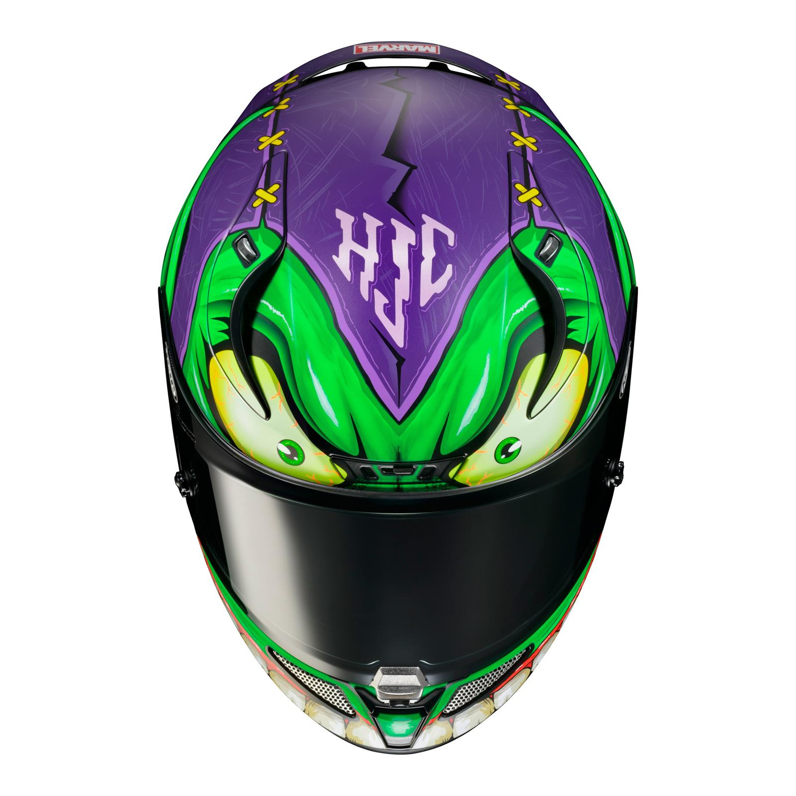 Kask Integralny Hjc R Pha Green Goblin Marvel Green Purple Zielony