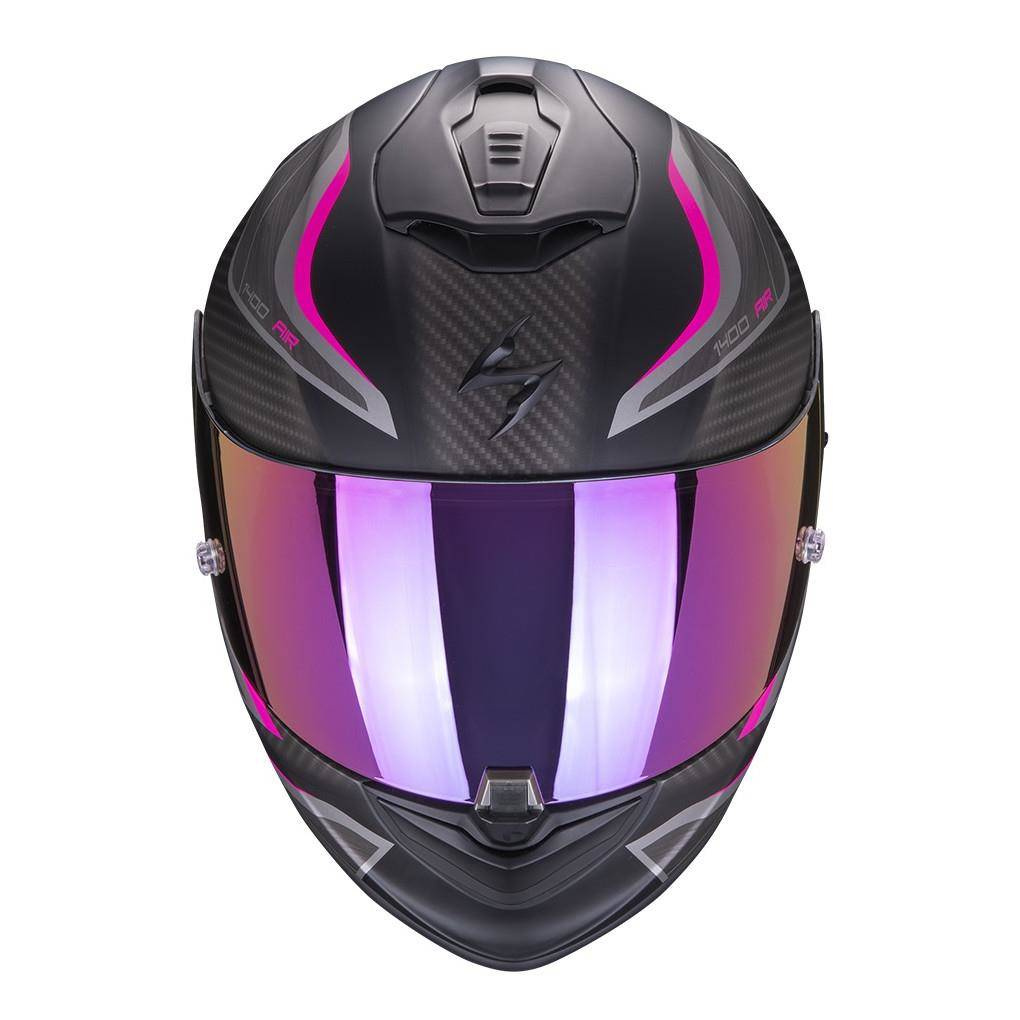 Kask integralny SCORPION EXO 1400 AIR ATTUNE BLACK PINK czarny różowy