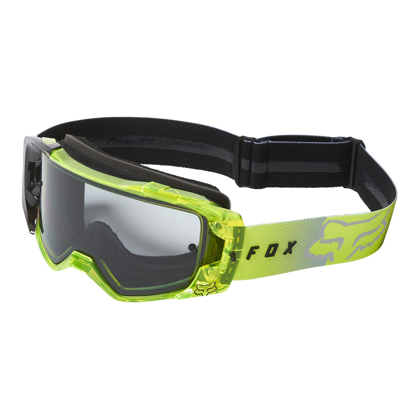 Gogle motocyklowe FOX VUE RIET FLUORESCENT YELLOW żółty fluo szary