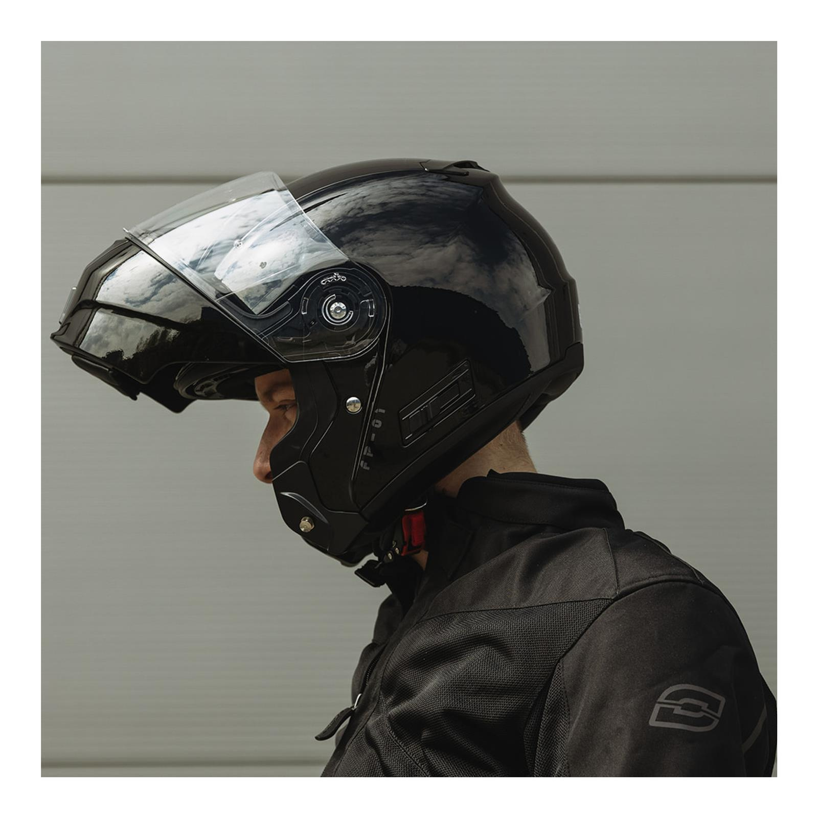 Kask Szcz Kowy Ozone Fp Pinlock Ready Black Czarny Rrmoto Pl