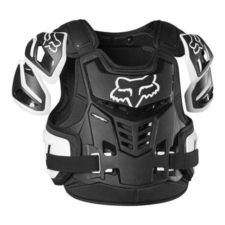 Zbroja FOX RAPTOR BLACK/WHITE czarny biały | RRmoto.pl