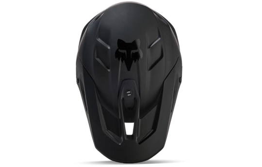 Kask cross FOX V3 SOLID BLACK MATT czarny mat