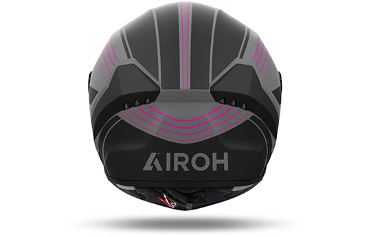 Kask integralny AIROH CONNOR SAMURAI MATT szary złoty czerwony