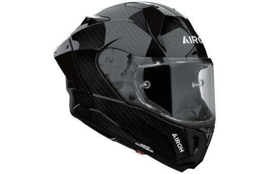 Kask integralny AIROH GP800 CARBON GLOSS czarny