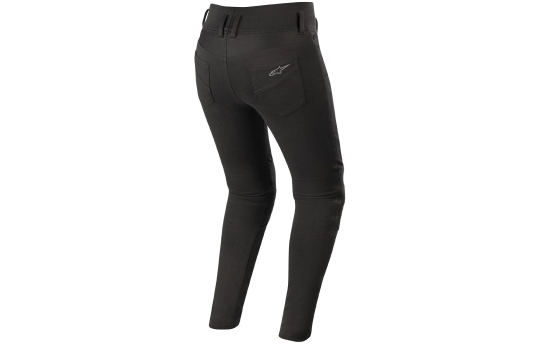 Jeansy motocyklowe damskie ALPINESTARS BANSHEE LADY BLACK czarny