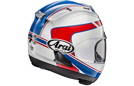 Kask integralny ARAI RX-7 V EVO HAYDEN WSBK niebieski czerwony fluo biały