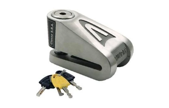 Blokada na tarczę hamulcową AUVRAY DK14 STEEL szary czarny