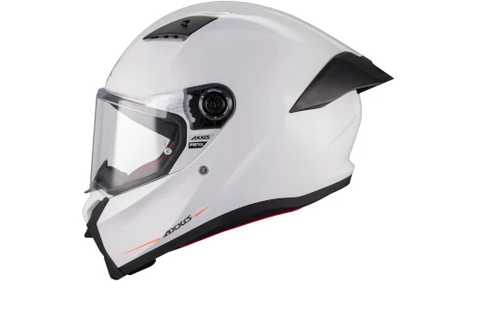Kask integralny AXXIS FENIX TURBULENCE B5 GLOSS czarny czerwony pomarańczowy fluo biały
