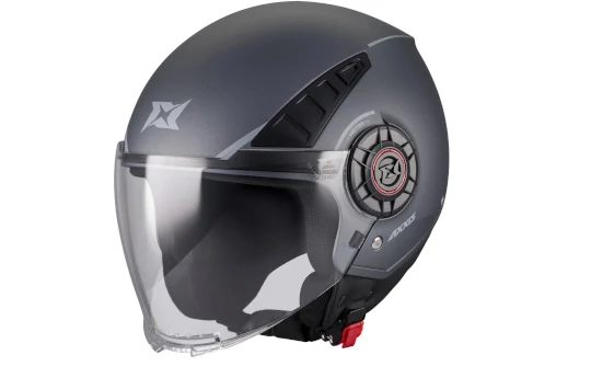 Kask otwarty AXXIS METRO S SOLID V2 A2 MATT TITANIUM grafitowy