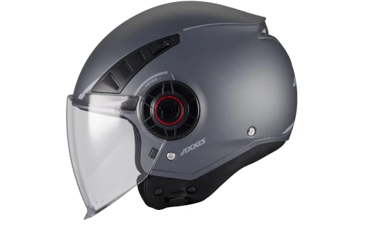 Kask otwarty AXXIS METRO S SOLID V2 A2 MATT TITANIUM grafitowy
