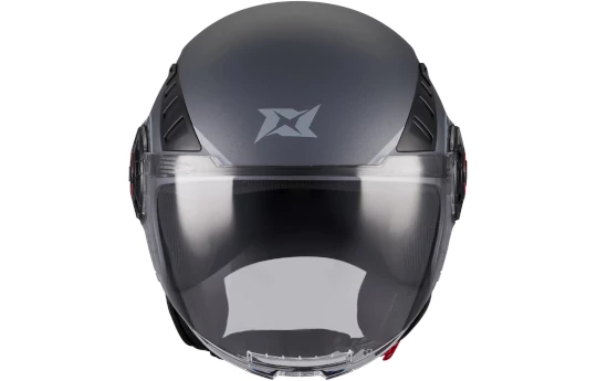 Kask otwarty AXXIS METRO S SOLID V2 A2 MATT TITANIUM grafitowy