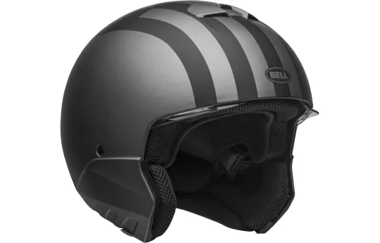 Kask szczękowy BELL BROOZER FREE RIDE MATTE GREY/BLACK czarny szary