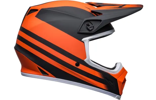 Kask cross BELL MX-9 MIPS DISRUPT MATTE BLACK/ORANGE czarny pomarańczowy