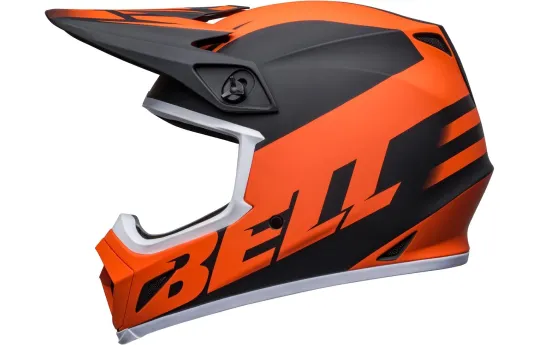 Kask cross BELL MX-9 MIPS DISRUPT MATTE BLACK/ORANGE czarny pomarańczowy