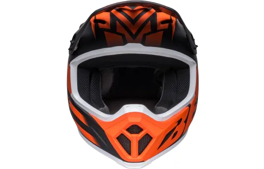 Kask cross BELL MX-9 MIPS DISRUPT MATTE BLACK/ORANGE czarny pomarańczowy