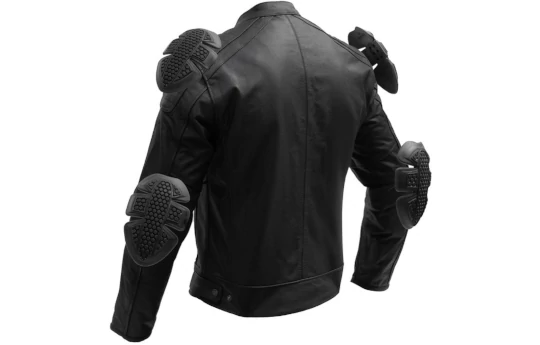 Kurtka skórzana BROGER LEGEND BLACK czarny