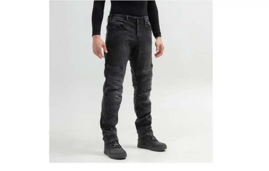 Jeansy motocyklowe BROGER MAVERICK BLACK czarny