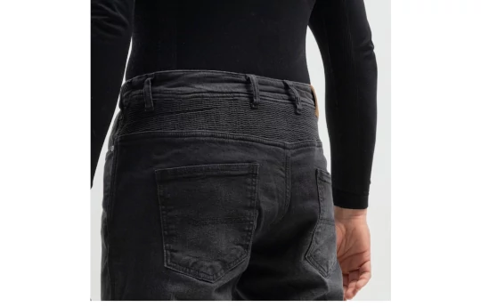 Jeansy motocyklowe BROGER MAVERICK BLACK czarny