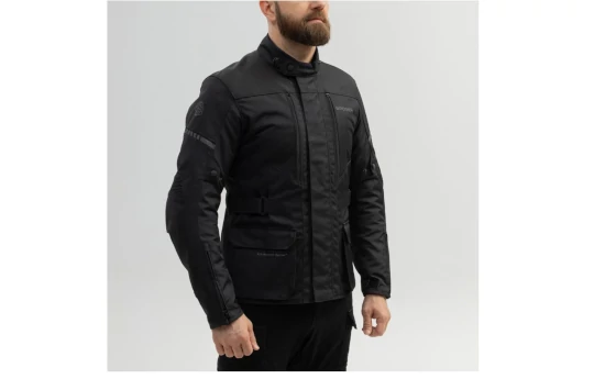 Kurtka tekstylna BROGER OVERLAND BLACK czarny