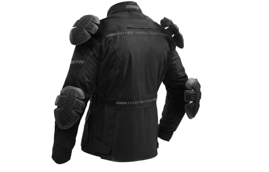 Kurtka tekstylna BROGER OVERLAND BLACK czarny