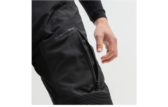 Spodnie tekstylne BROGER RIFT BLACK czarny