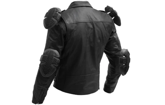 Kurtka skórzana BROGER ROCKER BLACK czarny
