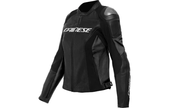 Kurtka skórzana damska DAINESE RACING 4 PERFORATED LADY BLACK czarny