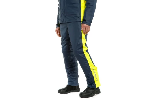 Spodnie przeciwdeszczowe DAINESE STORM 2 niebieski żółty fluo