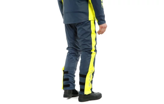 Spodnie przeciwdeszczowe DAINESE STORM 2 niebieski żółty fluo