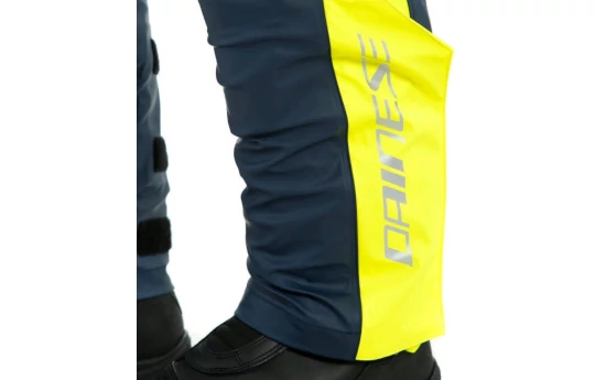 Spodnie przeciwdeszczowe DAINESE STORM 2 niebieski żółty fluo