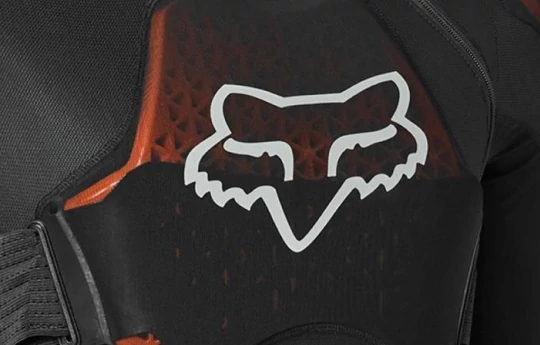 Zbroja dziecięca FOX JUNIOR BASEFRAME PRO D3O BLACK czarny