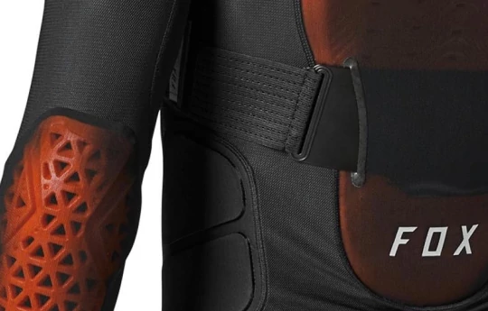 Zbroja dziecięca FOX JUNIOR BASEFRAME PRO D3O BLACK czarny