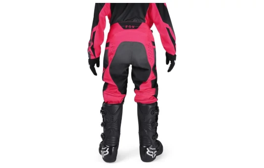 Spodnie cross dziecięce FOX JUNIOR GIRLS 180 LEAN BLACK/PINK czarny różowy