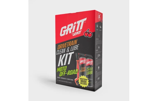 Zestaw do czyszczenia i smarowania łańcucha GRITT BY LEATT DRIVETRAIN KIT MOTO OFF-ROAD