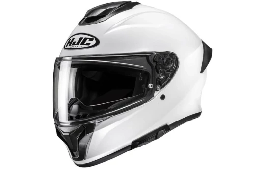 Kask integralny HJC C71 SOLID PEARL WHITE biały