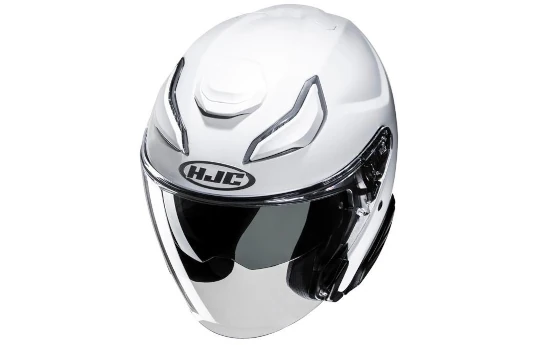 Kask otwarty HJC F31 NABY GREY/BLACK szary żółty fluo czarny