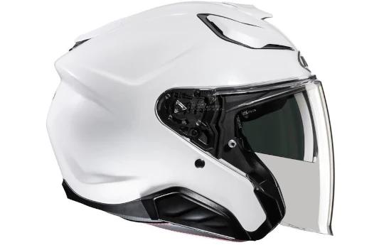 Kask otwarty HJC F31 LUDI SILVER/WHITE srebrny biały różowy