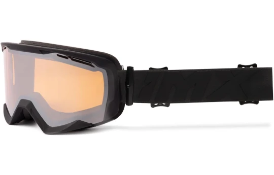 Gogle motocyklowe IMX SNOW BLACK MATT/BLACK SZYBA PODWÓJNA CLEAR + BROWN czarny