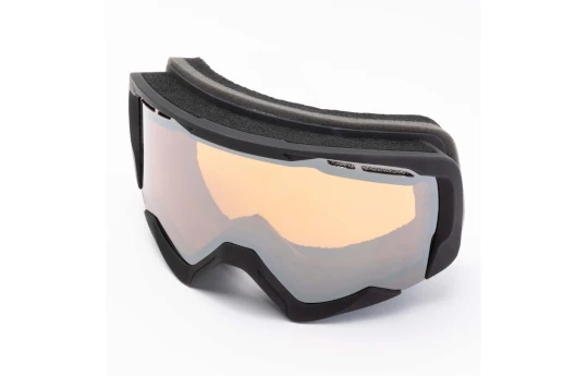 Gogle motocyklowe IMX SNOW BLACK MATT/BLACK SZYBA PODWÓJNA CLEAR + BROWN czarny