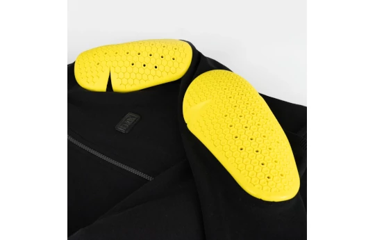 Bluza motocyklowa damska KNOX SHIELD HOODY LADY BLACK czarny