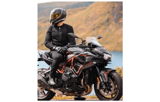 Jeansy motocyklowe KNOX RICHMOND MK3 BLACK czarny