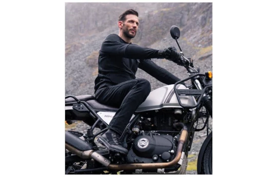 Jeansy motocyklowe KNOX RICHMOND MK3 BLACK czarny