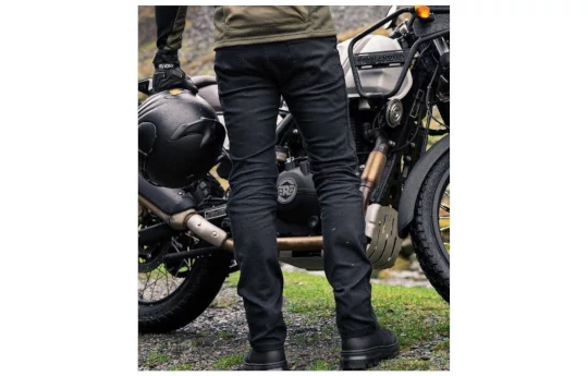 Jeansy motocyklowe KNOX RICHMOND MK3 BLACK czarny